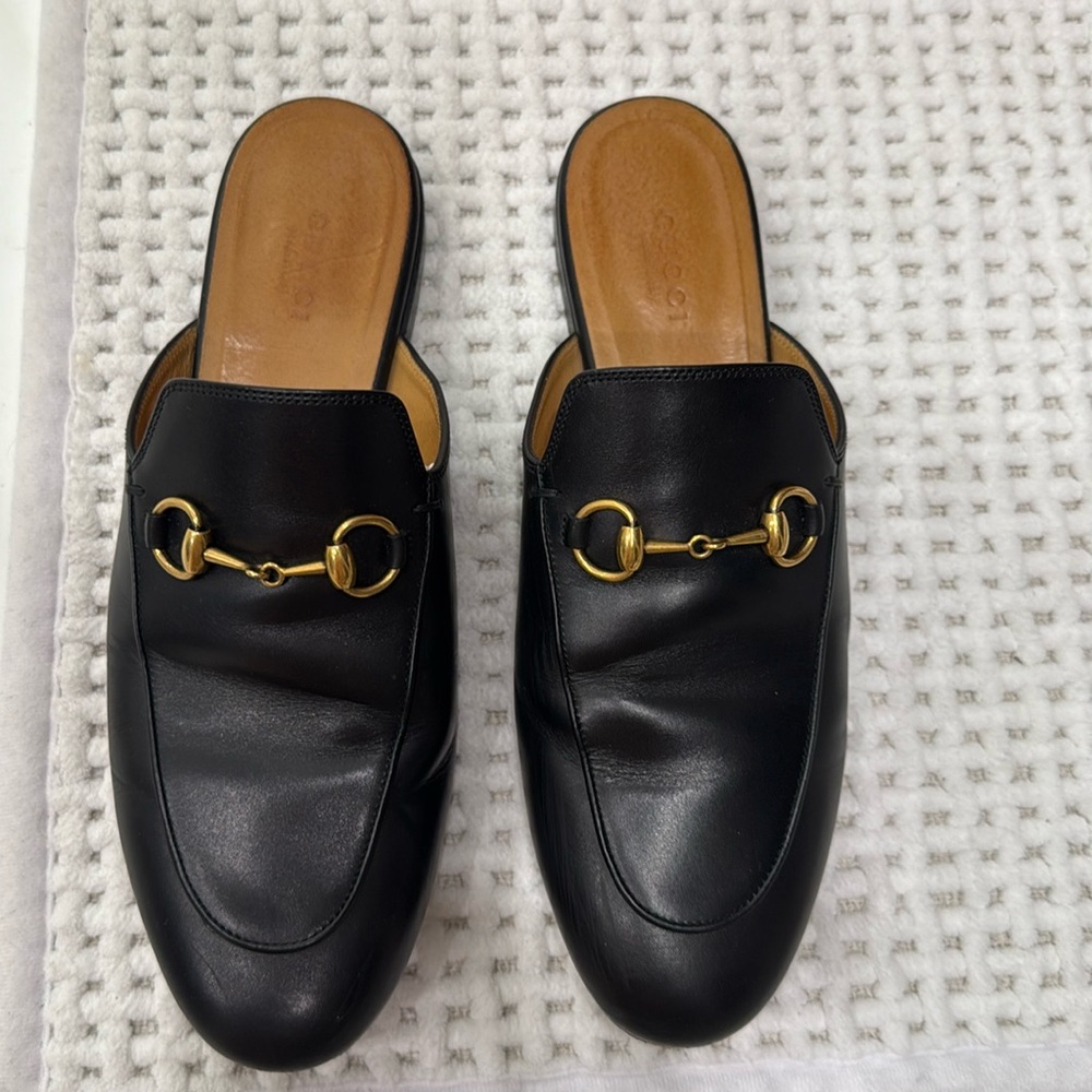 Gucci Princetown leather mules